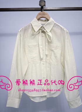 现货TeenieWeenie小熊26年春款正品衬衫TTBA2623W4B-00 BA2623W4B