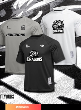 ZONEiD 定制短袖T恤男 篮球训练出场服运动速干透气热身服文化衫