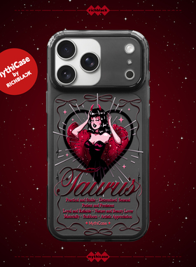 MythiCase by RICHBLACK 金牛座mc175 星座系列透黑磁吸手机壳 适用于iPhone17/17Pro/17ProMax