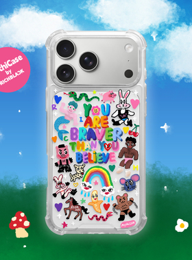 MythiCase by RICHBLACK 真我绮梦mc131 四角防摔亚克力透明手机壳 适用于iPhone17/17Pro/17ProMax/Air