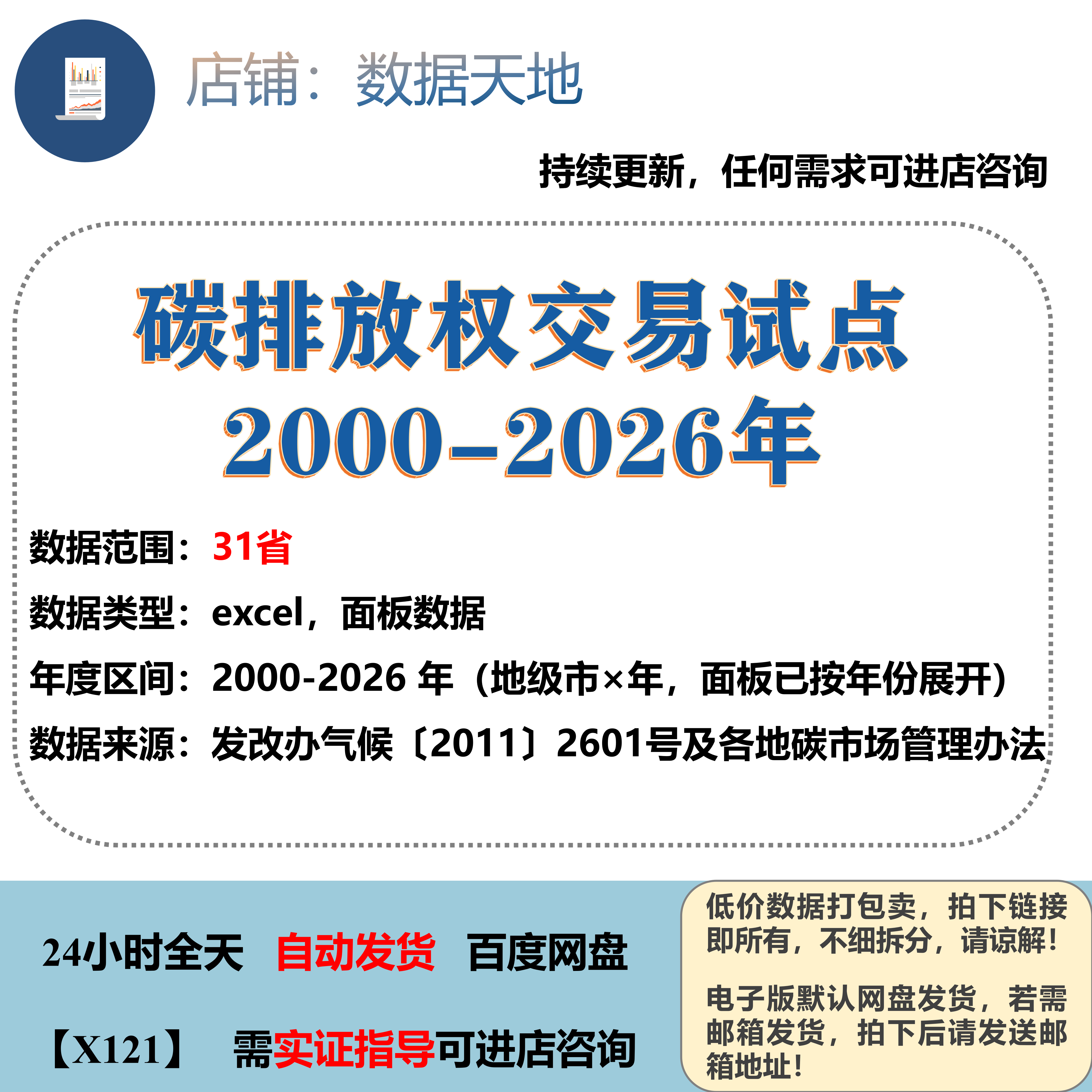 【2026】31 省级_碳排放权交易试点数据 2000-2026年