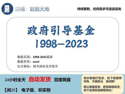 政府引导基金2023.12excel数据