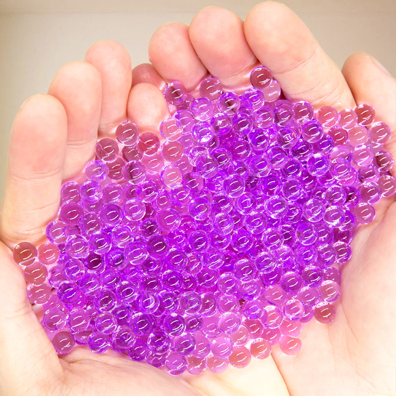 吸水弹珠7-8mm水弹水晶弹儿童玩具软子弹泡水弹珠通用加硬水珠