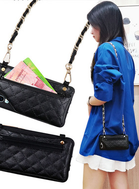 小香风女款适用vivox300手机壳S30/S20pro链条斜挎背绳子Y500零钱包Y78+y77/Y52S硅胶软壳IQOOZ11turbo保护套