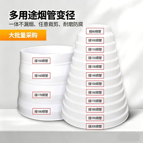 抽油烟机变径排风转换接头