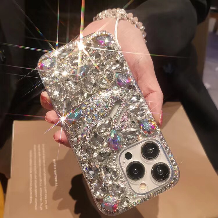 奢华满钻天鹅适用荣耀magic7手机壳honor300防摔水钻magic6pro软全包magic5高颜值magic4网红