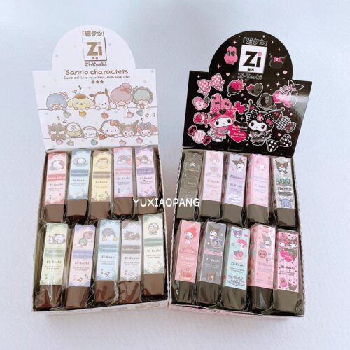 现货日本日本kutsuwa新款三丽鸥趴趴库洛米美乐蒂限定磁力Zi橡皮