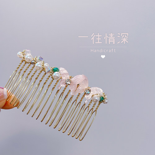 商城靓女盘发器插梳发卡