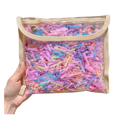 加宽加厚黑色一次性皮筋小皮套