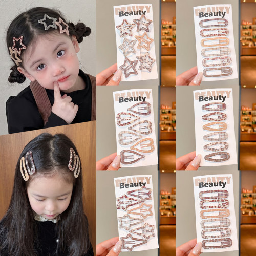 儿童星星发夹女前额碎发发卡女童