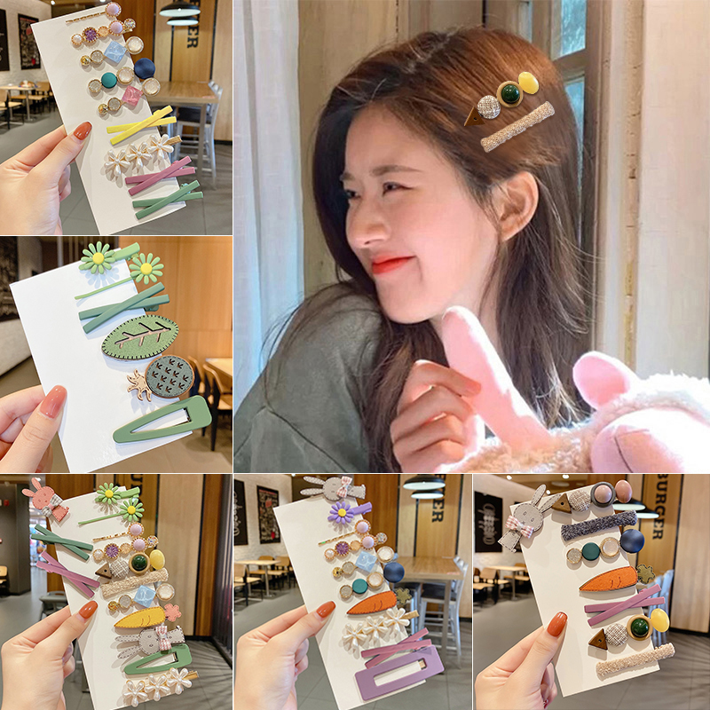 赵露思同款碎发一字夹后脑勺发夹