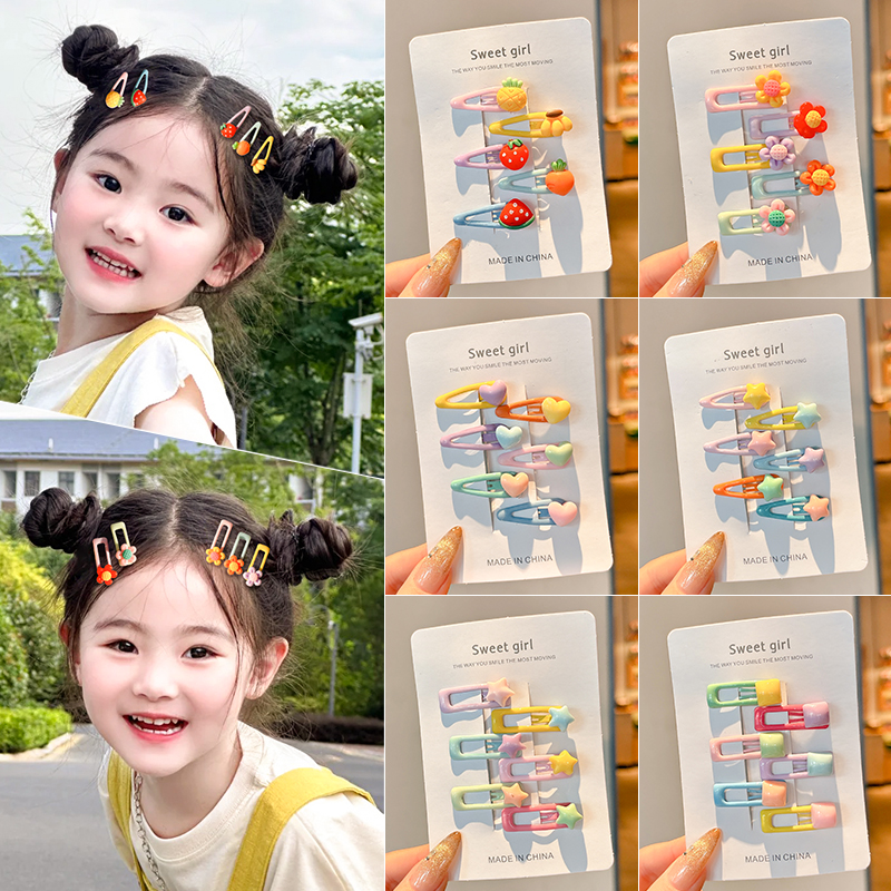 可爱女童发夹前额碎发侧边刘海夹