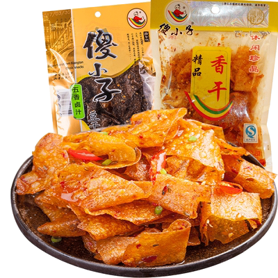 傻小子卤汁香辣味湖南特产豆腐皮