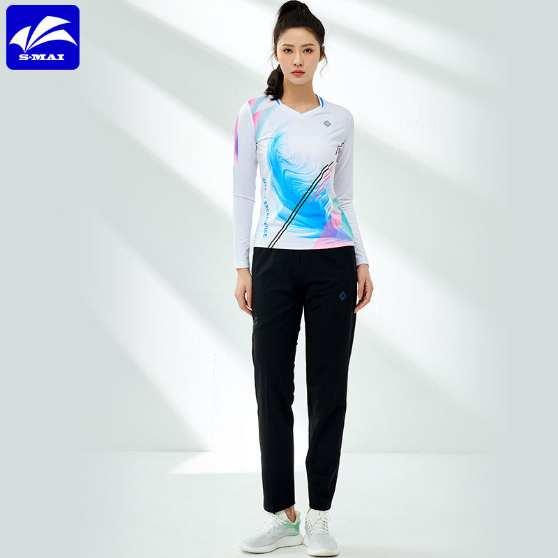 速迈冬装新款羽毛球服长袖男女款速干透气比赛训练运动套装可印字,运动/瑜伽/健身/球迷用品,羽毛球上装,淘宝优惠券,粉丝福利购,淘宝优惠卷