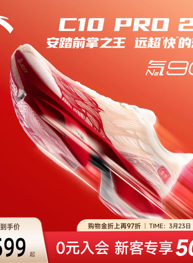 安踏×徐悲鸿奔马图联名C10 PRO 2马拉松跑步鞋马年限定运动鞋男