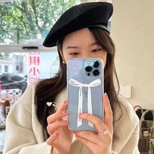 15promax透明手机壳iPhone6 8plus文艺创意xmax防摔保护Xr软4 5s女套 韩国ins风蝴蝶结适用苹果11