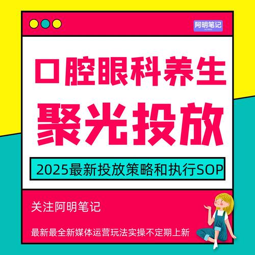 2025医美口腔聚光投流运营落地秘籍   实操手册  新手不踩坑