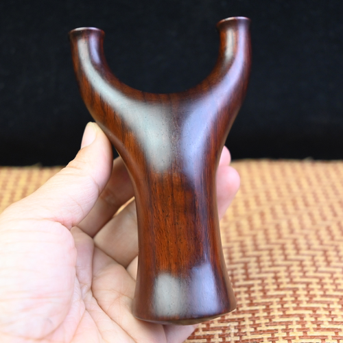 紫檀纯手工实木飞虎弹弓