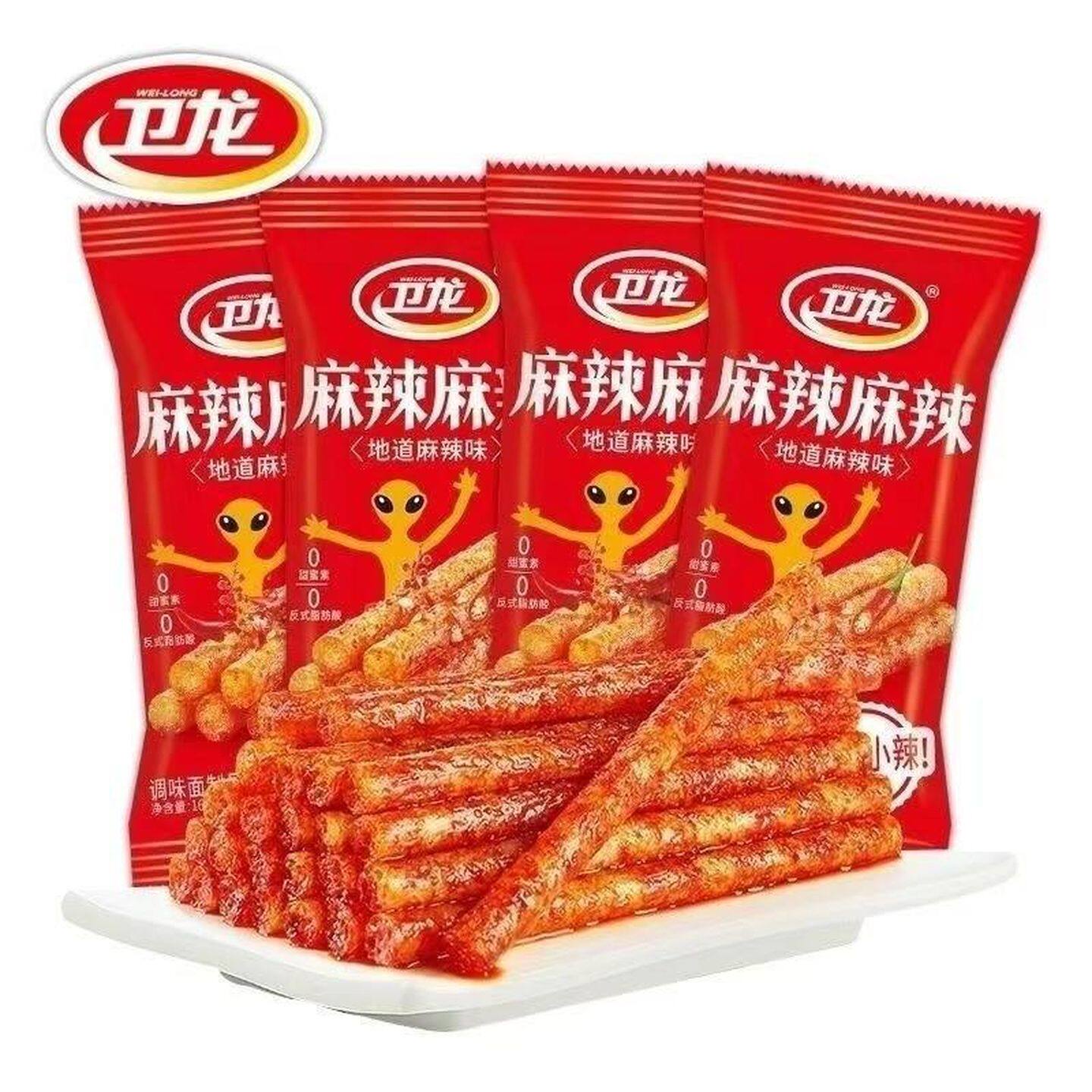 卫龙辣条麻麻辣辣小零食巨好吃