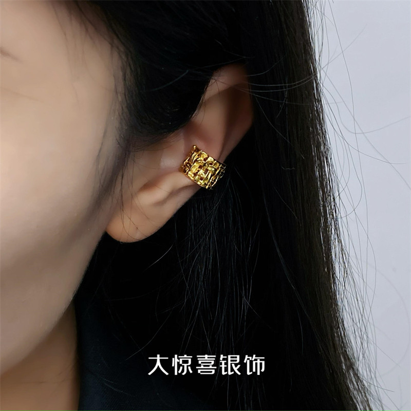 纯银小众独特耳骨夹耳饰