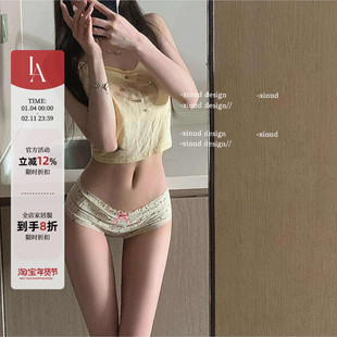 「LA」NaNa·古早辣妹|复古浪潮支线*蛋糕花边豹纹碎花女士内裤