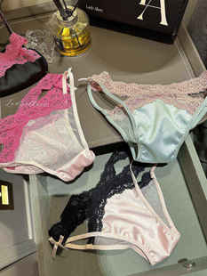 「LA」Clara·克拉拉 | 欲焰系列*危险香水型蕾丝性感缎面内裤女