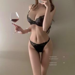 性感豹纹蕾丝内衣女薄文胸套装 ｜边界系列 「LA」Lynx·荆棘暗码