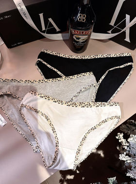 「LA」kylie·野生辣妹｜边界系列*运动型简约舒适性感豹纹女内裤