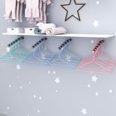 儿童衣架晾衣挂婴儿无痕防滑宝宝小衣架家用挂衣晾晒衣架小孩衣架