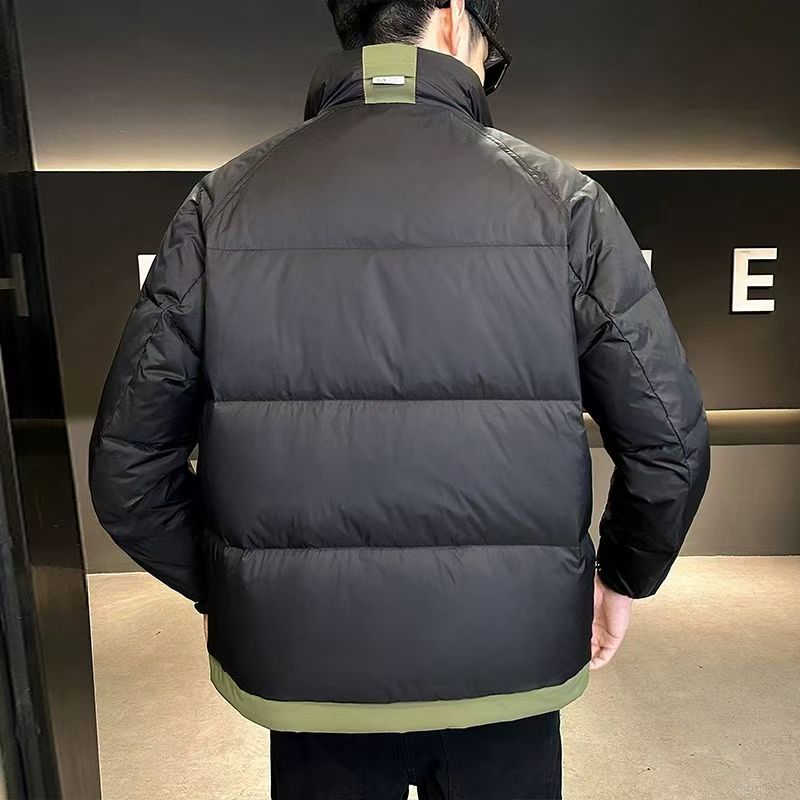 立领羽绒服男士冬季新款潮牌帅气休闲加厚白鸭绒外套男装976p120,男装羽绒服,星座1411A