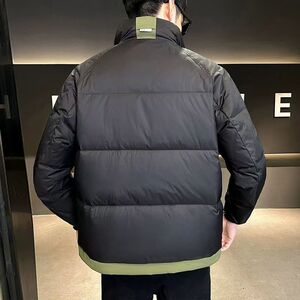立领羽绒服男士冬季新款潮牌帅气休闲加厚白鸭绒外套男装976p120图片