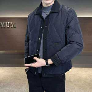 【50绒有报告】户外翻领男士羽绒服男1072-1 P140图片