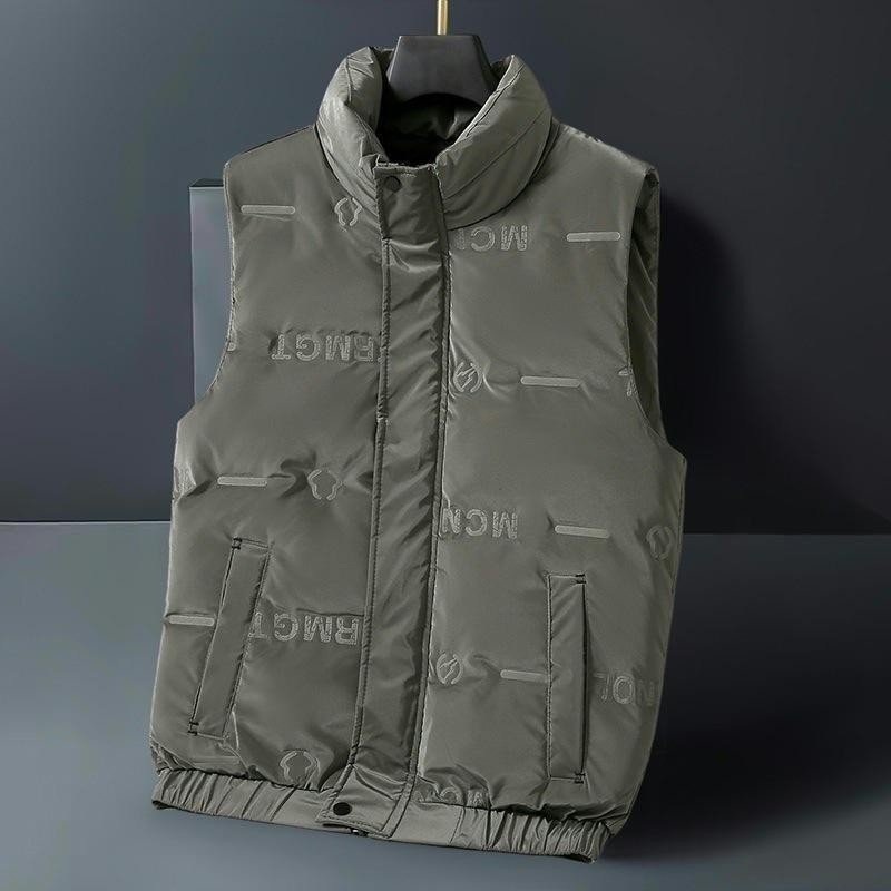 羽绒马甲男短款2025新款秋冬轻薄立领保暖羽绒衣背心821p68，男装羽绒服，星座1411A