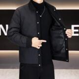 【50绒有报告】户外翻领男士羽绒服男1072-1P140，男装羽绒服，星座1411A