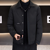 【50绒有报告】户外翻领羽绒服男1069-1P140，男装羽绒服，星座1411A