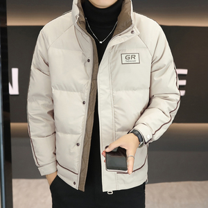 【50绒有报告】羽绒服男潮牌拼接加厚保暖面包服1008-1 P130图片