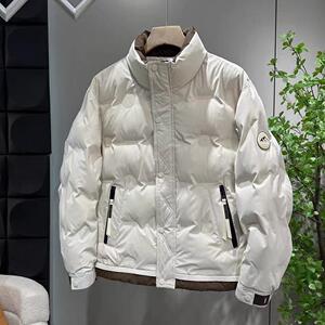 Y1808新标羽绒服男短款美式潮流高街加厚保暖男生冬88088 p105图片