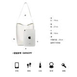 Сумка через плечо, универсальная вместительная и большая сумка на одно плечо, ремешок для сумки, в корейском стиле, простой и элегантный дизайн