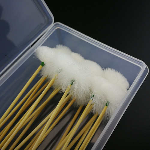 手耕纪采耳工具竹柄鹅毛棒掏耳朵