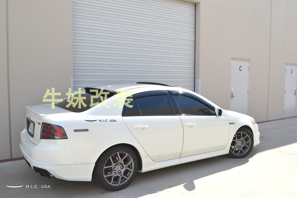대만제 04-14 TL ACURA TL 후면 창 상단 윙 레인 오어 샤인 브로우 후면 창 테일