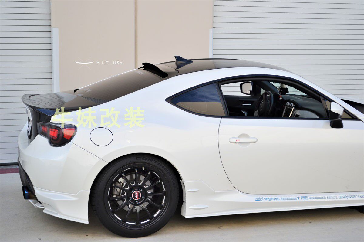대만산 FT86 GT86 BRZ 레인 쉴드 및 비 눈썹 수정 후면 창 상단 윙 스포일러 후면 차양 테일 윙