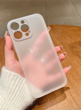 适用苹果6splus超薄手机壳iPhone6s全包透明磨砂6plus手机套新款6splus防摔6硅胶男高级感6sp裸机手感软小众6