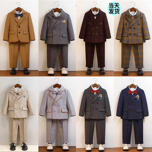 周岁英伦西服男童礼服演出服春秋