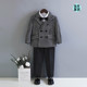 男童西装 洋气儿童小西服春秋帅气休闲宝宝周岁生日两件套礼服 套装