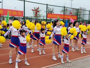 拉拉队服中小学生运动会男女演出服竞技比赛表演服 儿童啦啦操服装