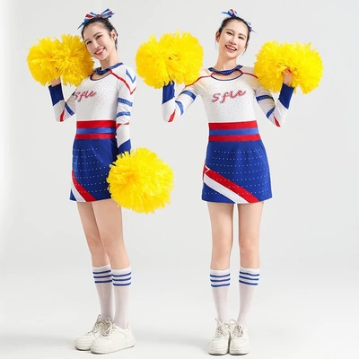 啦啦操比赛演出服装中小学生男女拉拉队服成人竞技健美操服装
