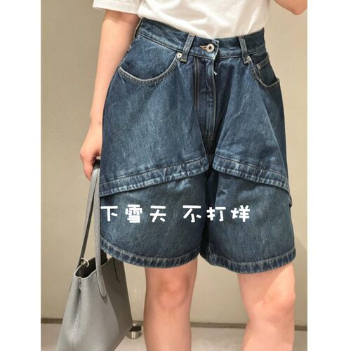 老萝家！鼎级！180周年限定系列！女士单宁布牛仔短裤