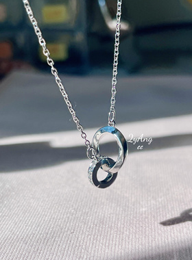 澜山钛钢不褪色项链莫比乌斯环