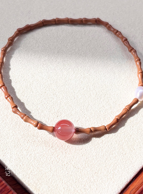 澜山疗愈手链竹节喜水木缓解焦虑