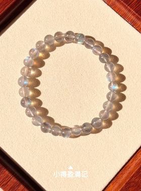 澜山疗愈招桃花手链月光石喜金水